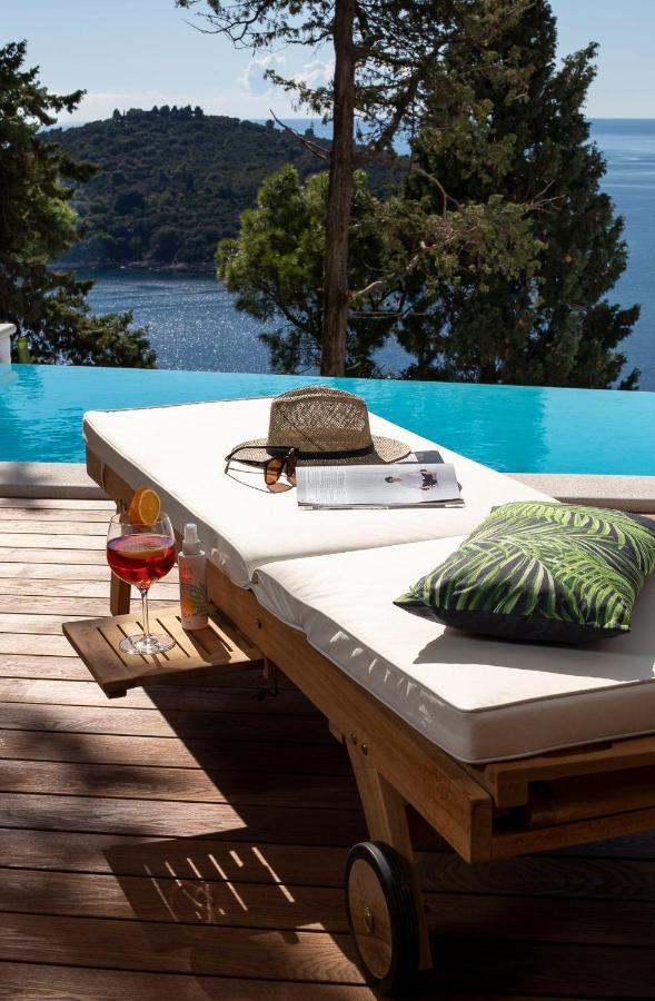 Villa T Dubrovnik - Wellness And Spa Luxury Villa With Spectacular Old Town View Dış mekan fotoğraf