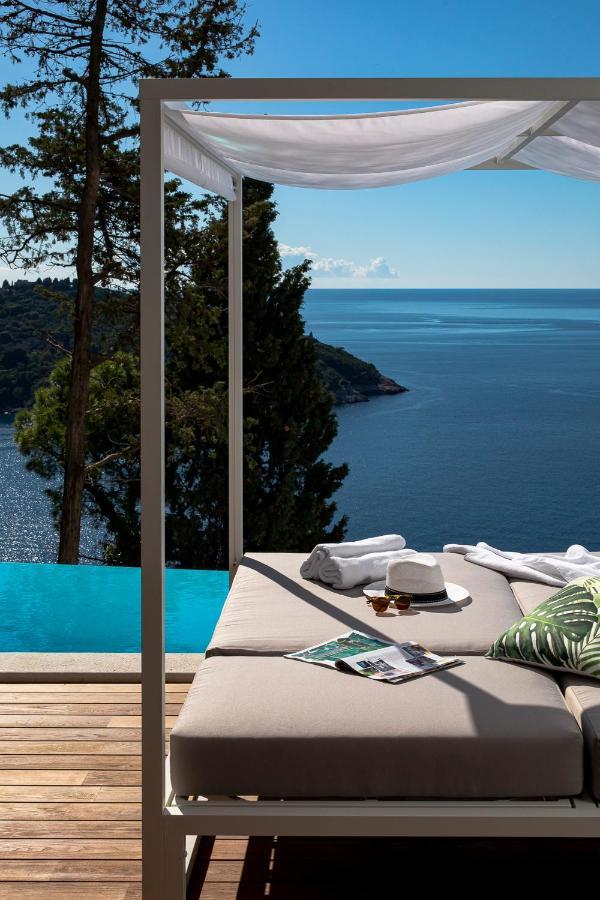 Villa T Dubrovnik - Wellness And Spa Luxury Villa With Spectacular Old Town View Dış mekan fotoğraf