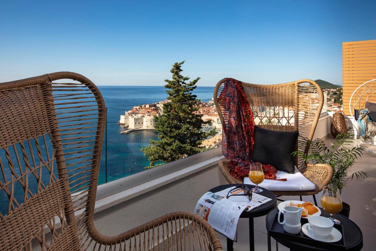 Villa T Dubrovnik - Wellness And Spa Luxury Villa With Spectacular Old Town View Dış mekan fotoğraf